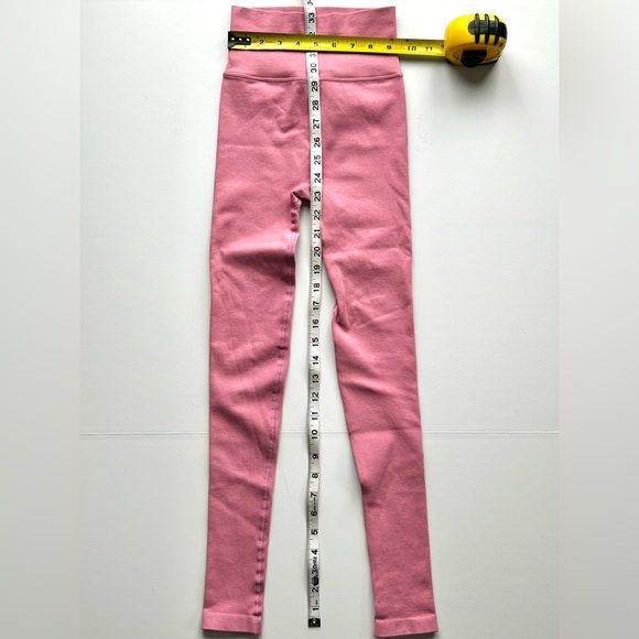 🍂NWOT Well Being/Being Well Pink Leggings. Size: XXS/XS - Picture 7 of 8
